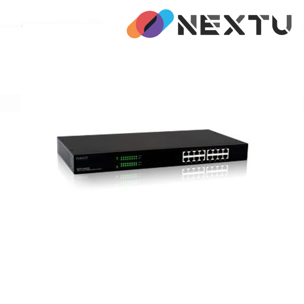 NEXT-1016GS 10/100/1000Mbps 기가비트 16포트 스위칭허브/19인치 렉타입