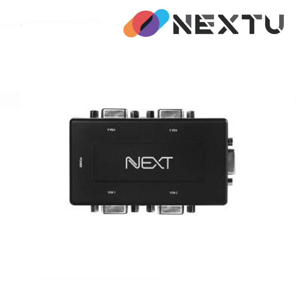 NEXT-2304VSP 1:4 VGA 모니터분배기/PC 1대의 VGA영상을 4대의 디스플레이(모니터/TV/빔프로젝터)에 출력