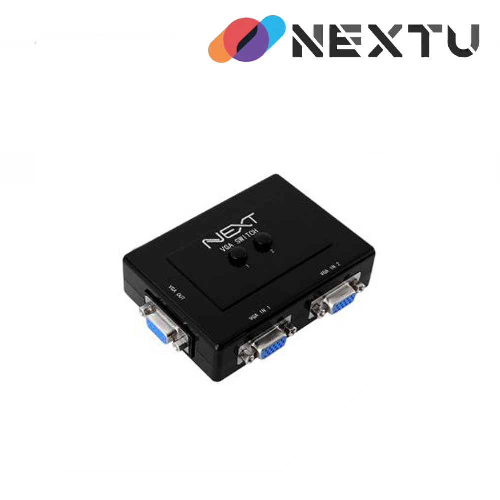 NEXT-2402VSW 2:1 VGA 모니터스위치(2PC를 1Monitor로 선택하여 사용)