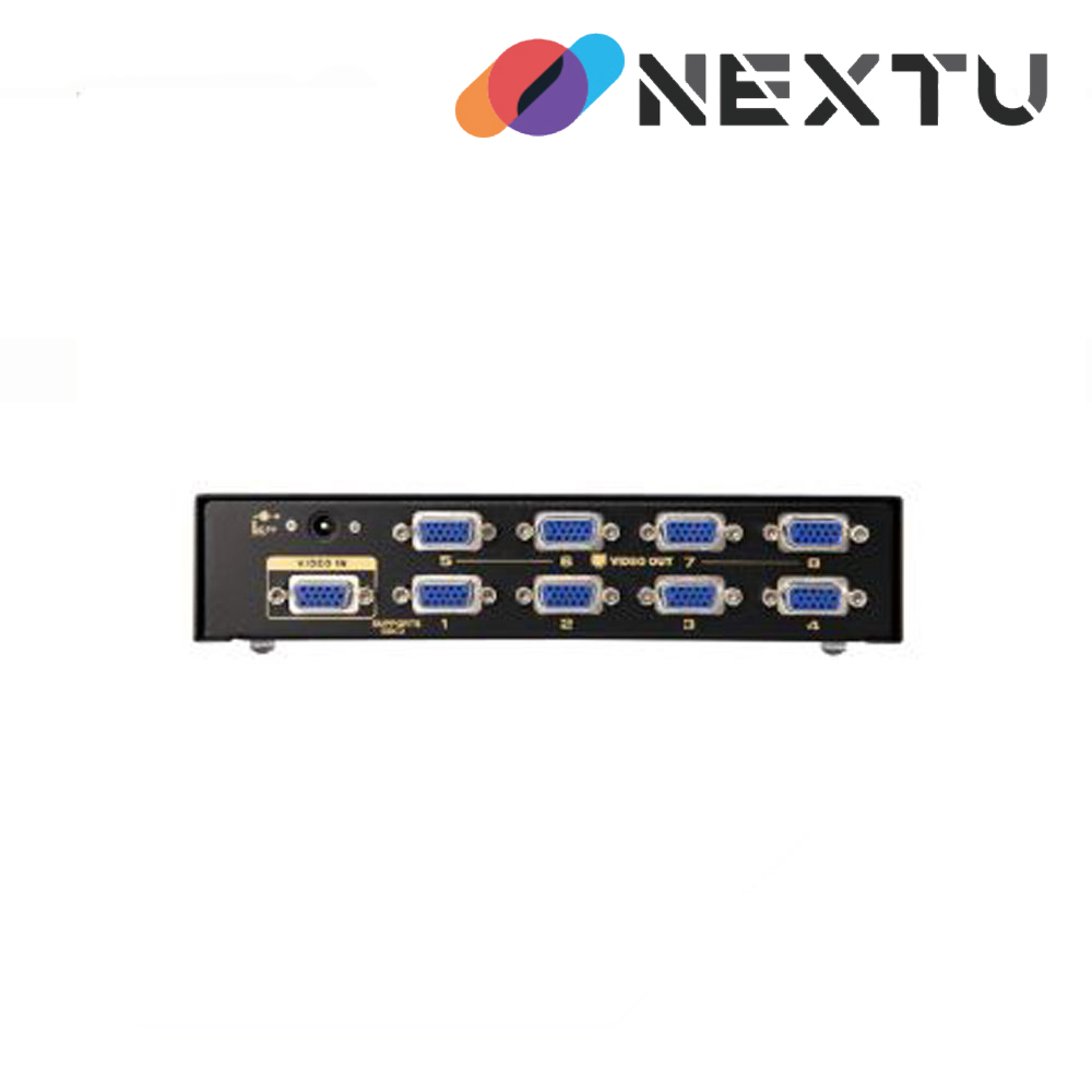 NEXT-2508VSP 1:8 VGA 모니터분배기(450MHz / DVI 인터페이스호환)