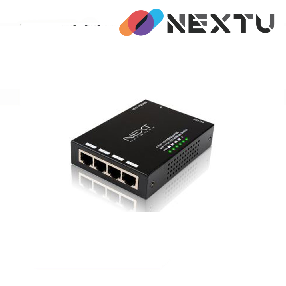 NEXT-POE505F 10/100Mbps 5포트 POE스위치(65W) / 802.11af/at규격지원, IPv6프로토콜, 그린이더넷지원