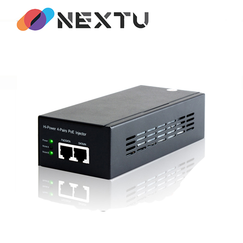 NEXT-POE4807J-60W 10/100/1000 HI POE 인젝터 / POE+ / IEEE802.3at/af 규격/ 60W 로드용량, 과전류 방지회로 지원