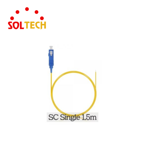 PIGTAIL-SC-SM 솔텍 SC-SM-1.5M / 싱글모드 / 광피그테일 / 광케이블 1.5M[재고학인 후 주문]