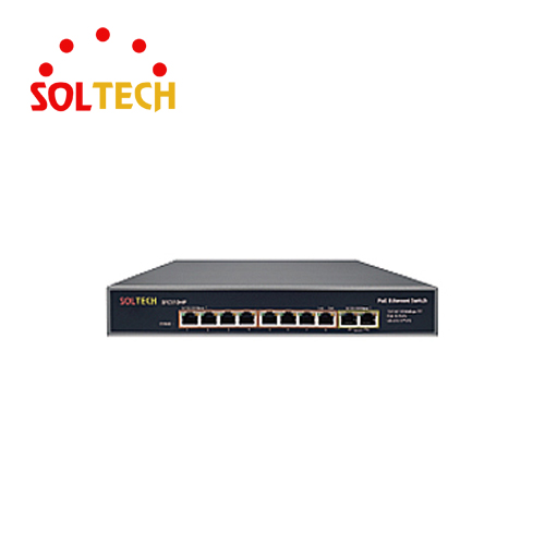SFC510HP 솔텍 10/100/1000Mbps TP 10포트 POE(802.3at) 스위칭허브