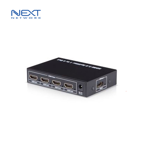 NEXT-404SP4K60 UHD 1:4 HDMI2.0 분배기/4K x 2k@60Hz /EDID 딥스위치/HDMI v2.0/HDCP지원/3D