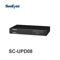 씨아이즈 SC-UPD08 UTP 8채널 장거리 전원공급 장치 (SeeEyes)