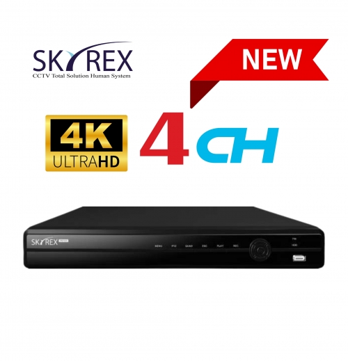 스카이렉스 SKY-8104 4K/ 8MP 지원 4채널 녹화기 DVR SKYREX CCTV