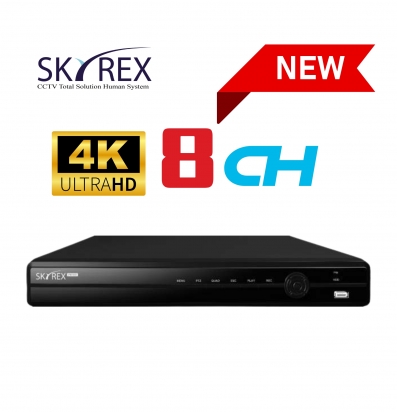 스카이렉스 SKY-8108 4K/ 8MP 지원 8채널 녹화기 DVR SKYREX CCTV [신제품]